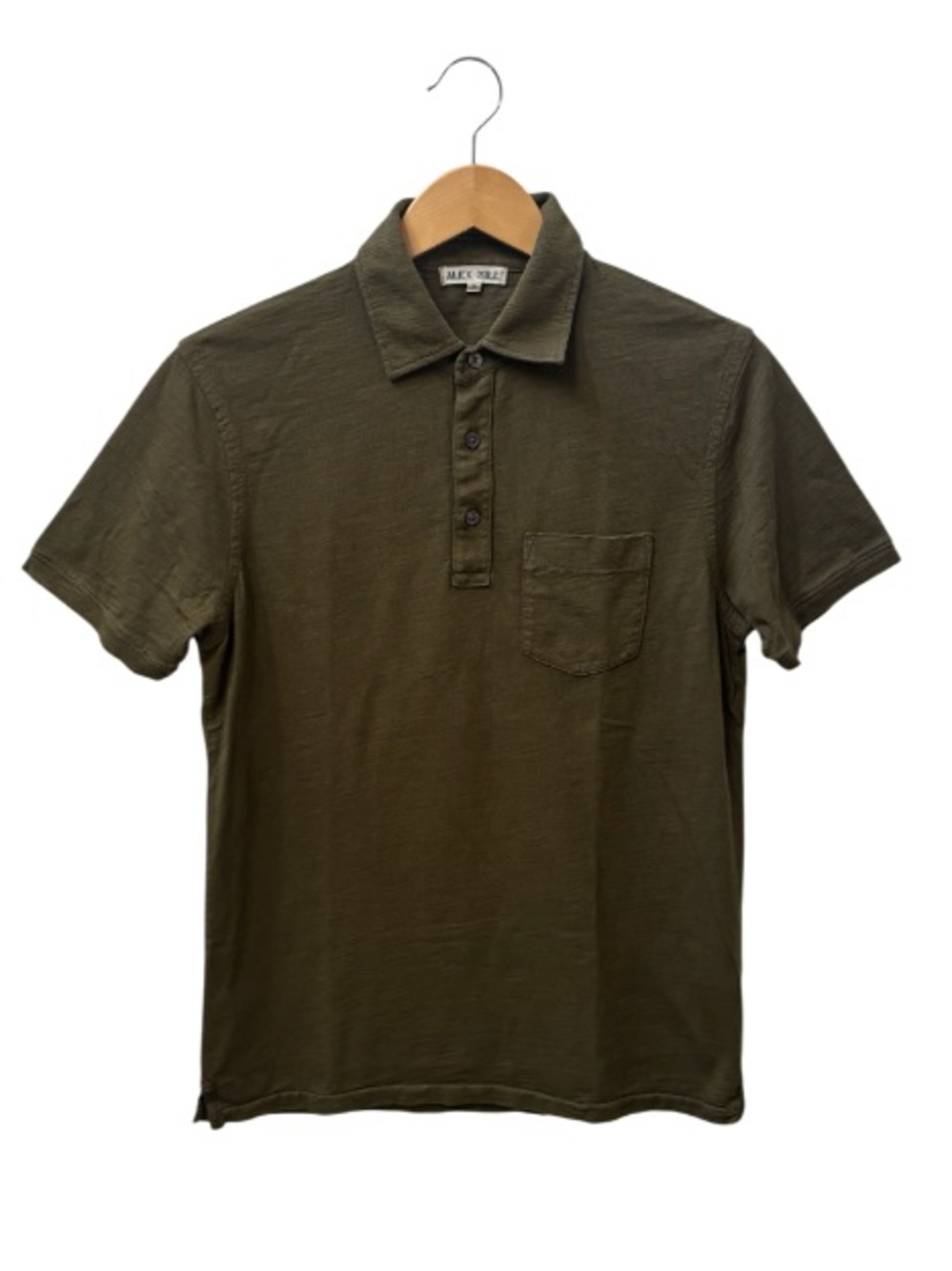 Alex Mill Green Cotton Polo Shirt